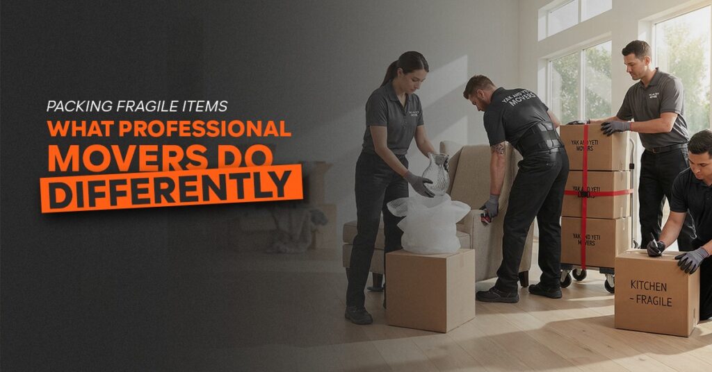 Packing Fragile Items with Professional Movers
