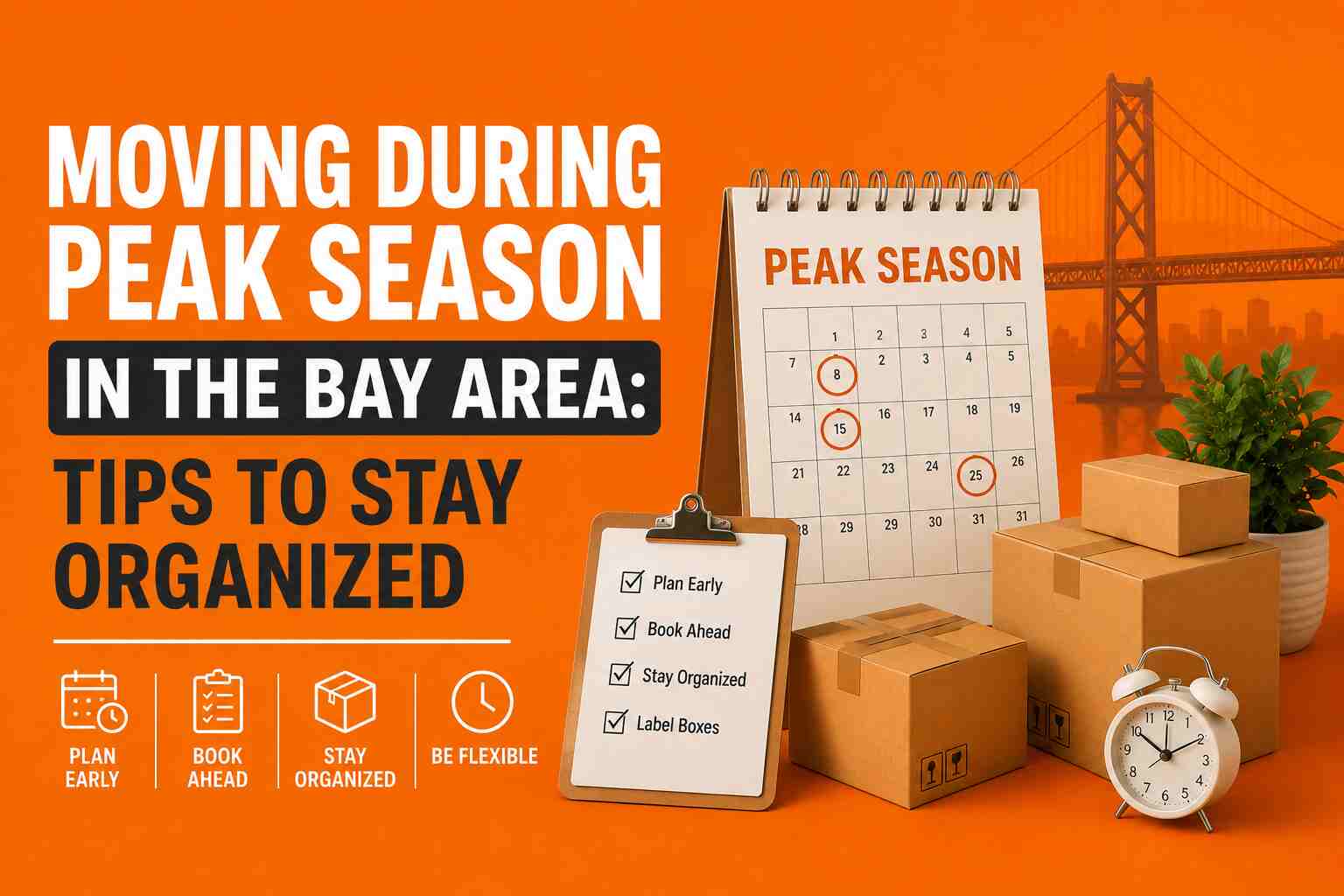 Moving during peak season in the bay area